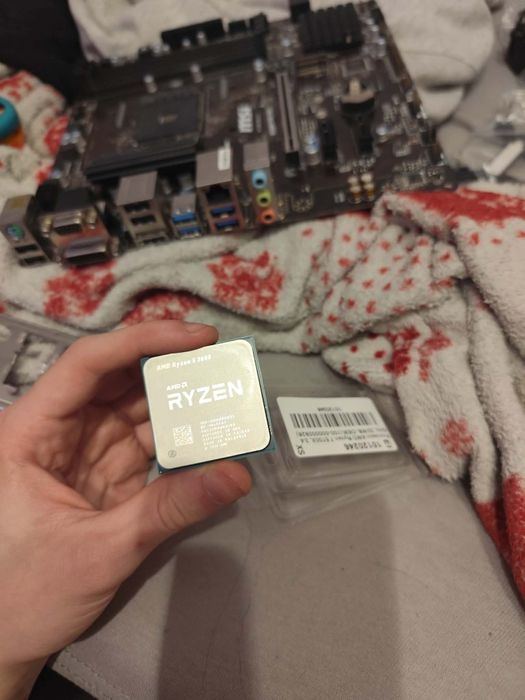 Płyta i procesor 5 3600 MSI b350m pro vdh