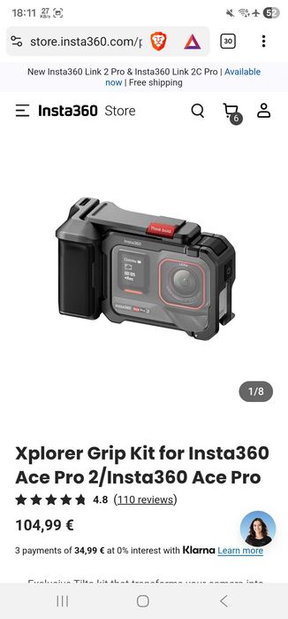 Xplorer Grip Kit insta360 AcePro2
