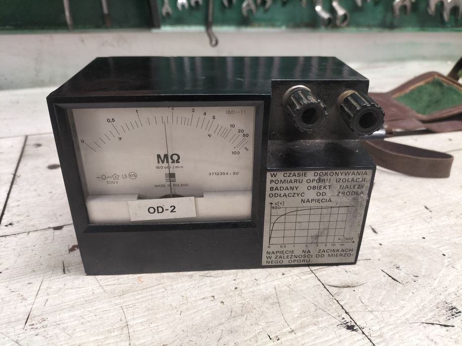 Miernik rezystancji izolacji induktor megaomierz ERA IMI-11 500V od2