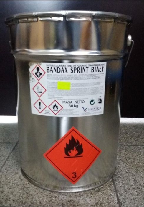 Farba drogowa Bandax Kontur biała
