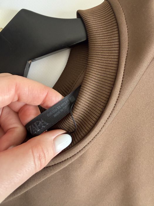 Комбінована сукня міді оверсайз Zara
