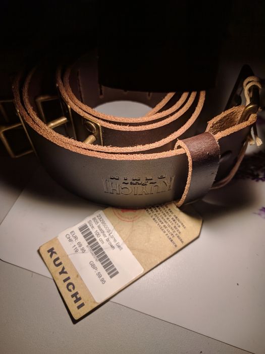 Брендовый  новый кожаны́й ремень