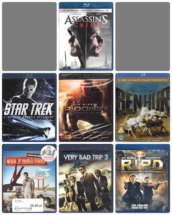 Оригінальні імпортні Blu-ray диски без перекладу