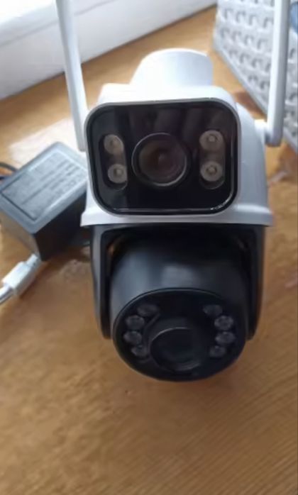 Kamera 4K WIFI z podwójnym objektywem