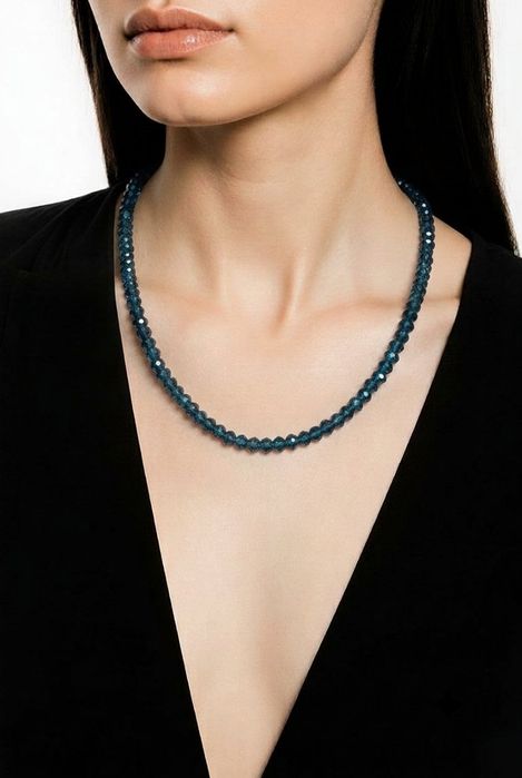 Naszyjnik London Blue Topaz – Głębia Oceanu
