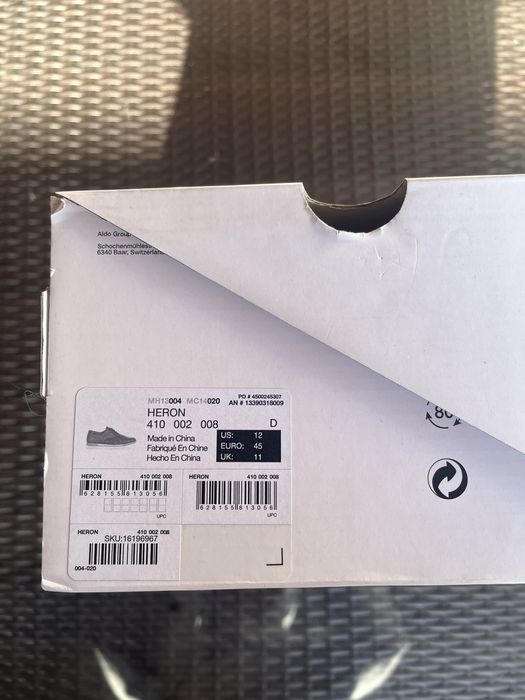 Sapatos casuais Aldo Heron Tamanho 45