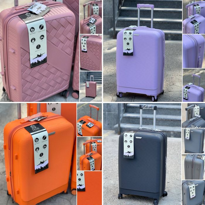 Полипропилен!Чемодан Турция на колесах,валіза,сумка на колесах,дорожна