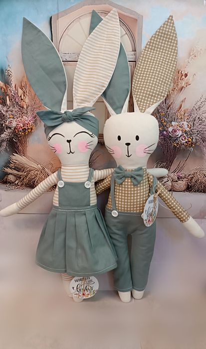 królik króliczka tilda szyta zabawka bawełna