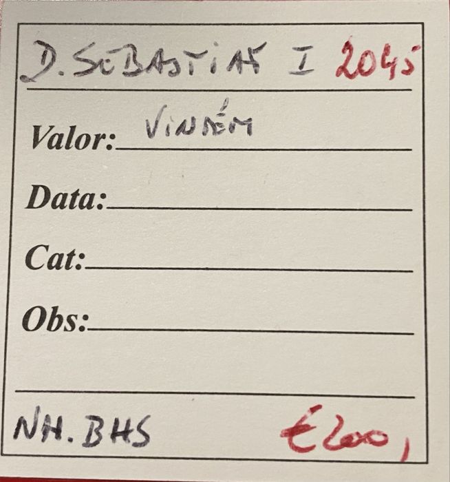 Moeda (2045) D.Sebastiao I - Vintem