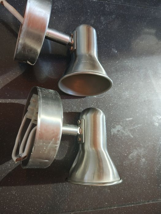 Candeeiros focos IKEA e maçaneta nova
