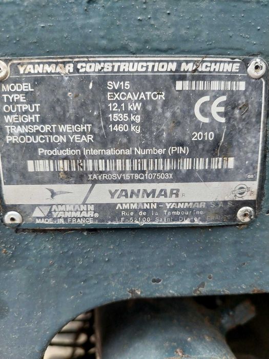 minikoparka SV15 Yarmar