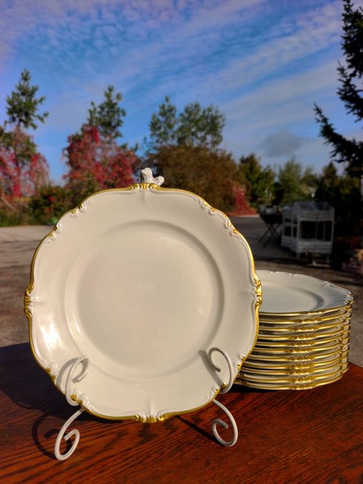 Rosenthal Pompadour serwis obiadowy na 12 osób unikat elegancki