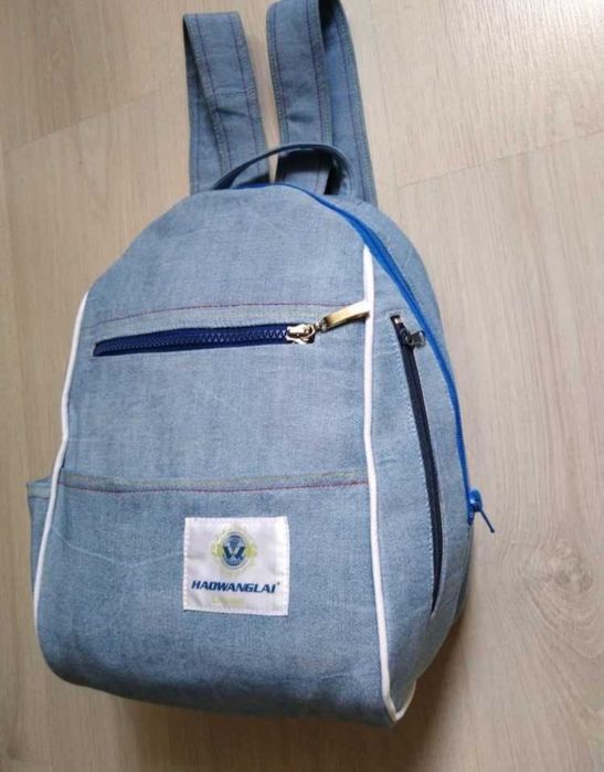 Стильний джинсовий рюкзак HadWan.  В наявності.