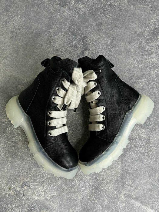 Rick Owens DRKSHDW JumboLaceo Lace-up Bozo Tractor Boots кеди чорні