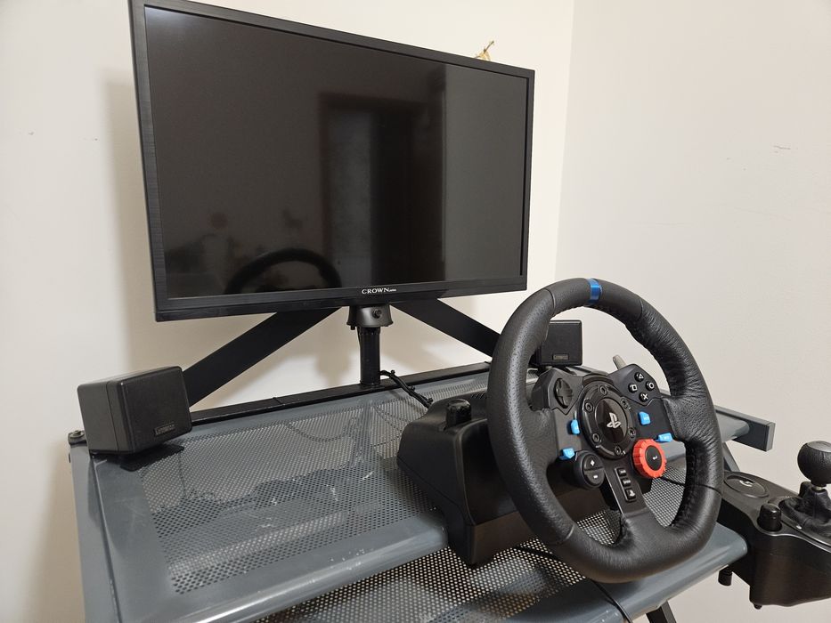 Simulador/volante + pedais +alavanca  mudanças