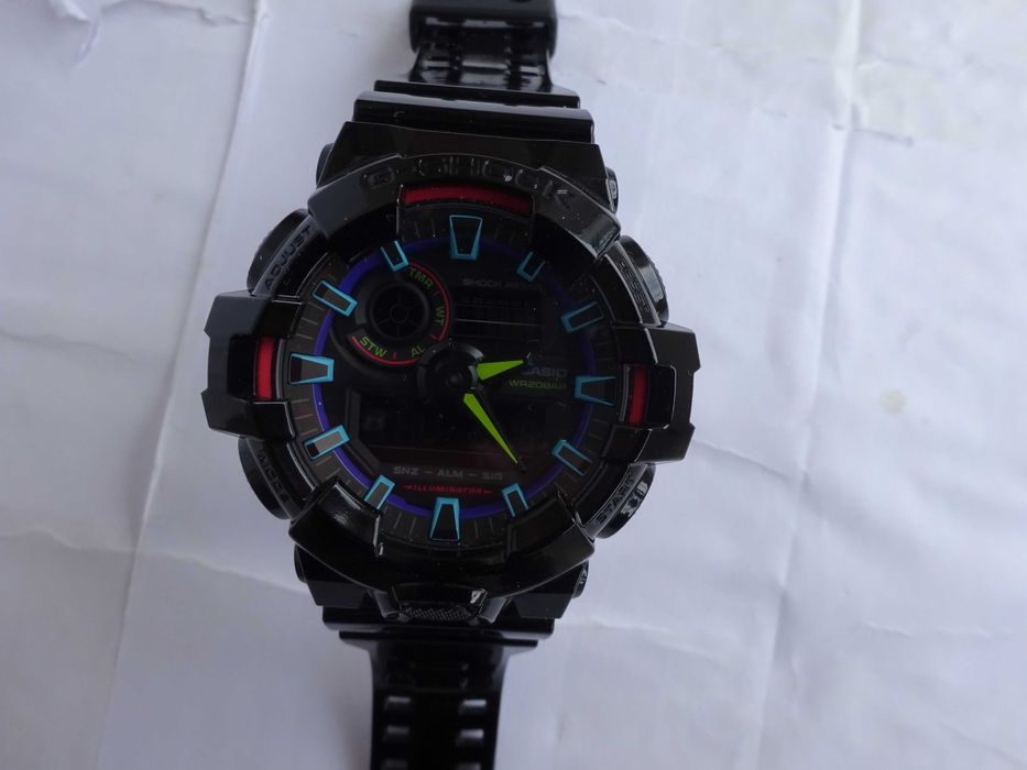 Casio Analogico Digital Rainbow Shock