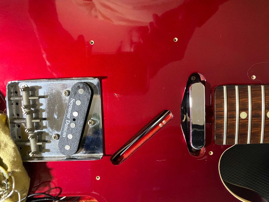 ESP Edwards E-TE-100CTM/LT Telecaster Candy Apple Red Lacquer Taste