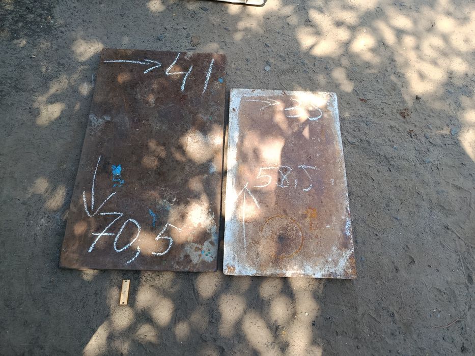 Плита чугунна 71х41 59х35 41х36 см кільця СССР