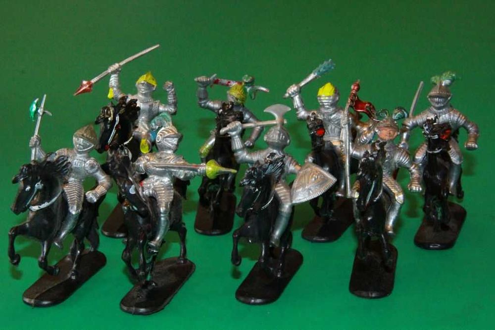 солдатики індіанці лицарі индейцы рыцари ковбои JEAN HÖFLER ФРГ