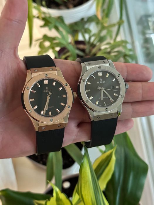 Часы hublot rose gold механические
