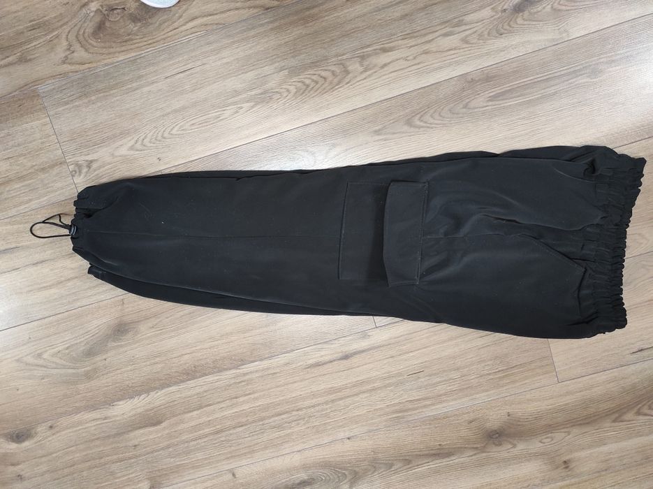 Теплі штани карго wide leg