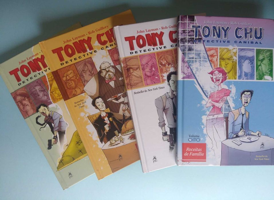 TONY CHU, Detective Canibal - Volumes 1, 2, 3, 8 - Ed. G-Floy