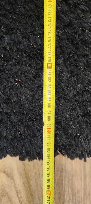 Carpete/ tapete  Preto Hampen 133x194cm IKEA