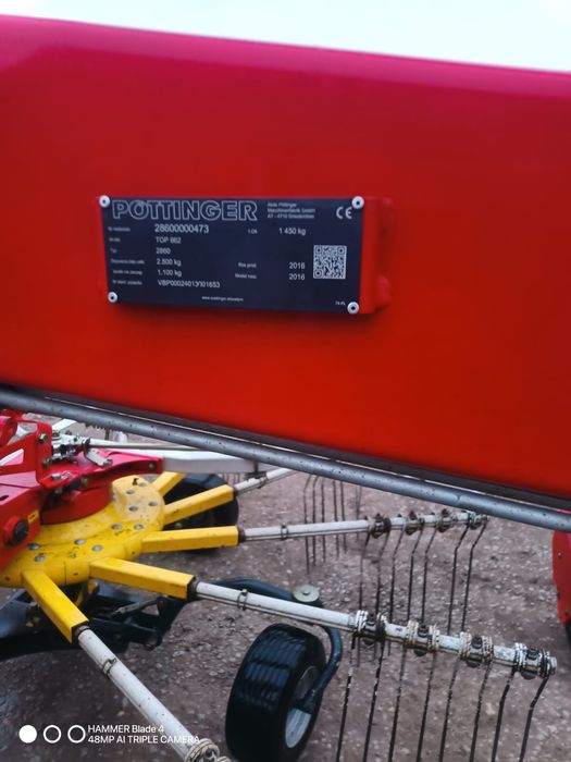 Sprzedam zgrabiarkę