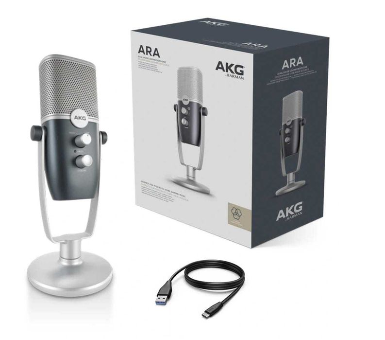 Mikrofon pojemnościowy AKG ARA USB-C do komputera