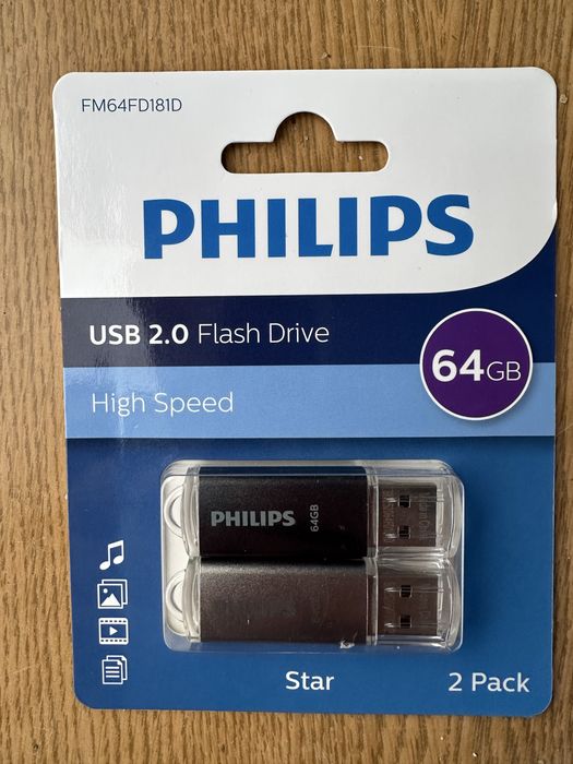 Pendrive Philips 64 -2szt komplet