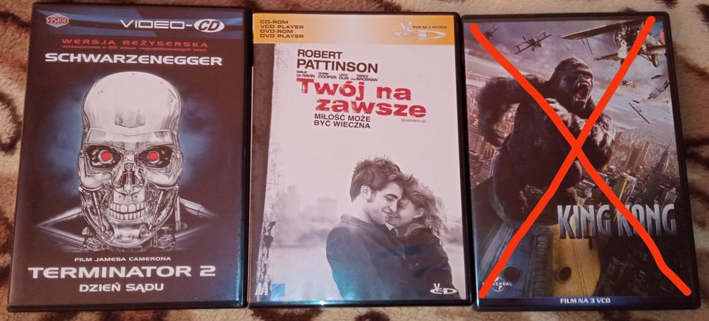 Filmy VCD - 7 filmów
