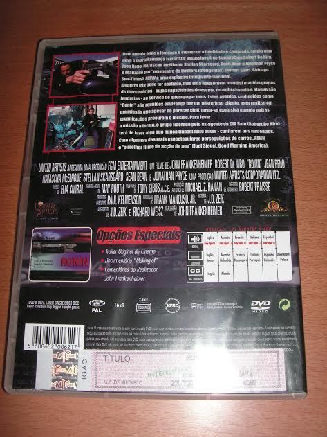DVD Ronin com Robert de Niro