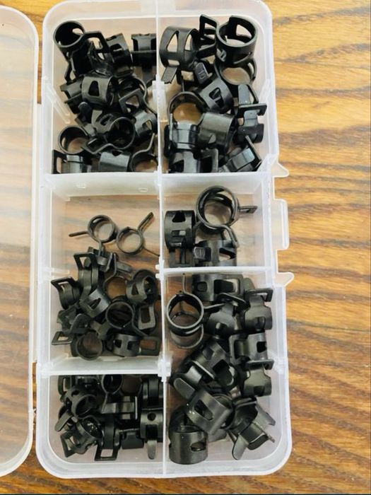 набор зажимов хомут зажим хомут пружинный стальной