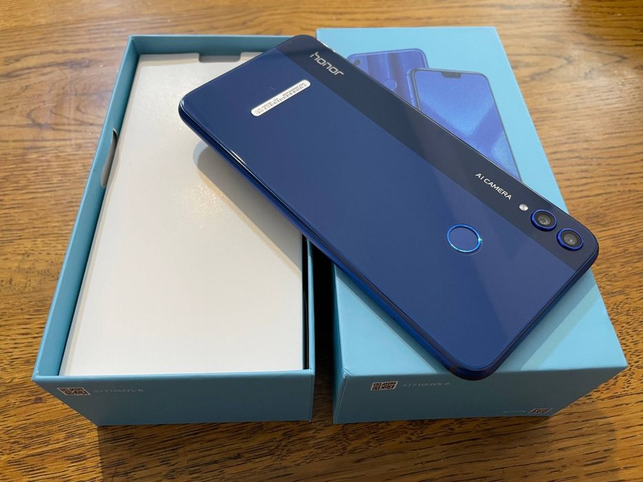 ‼️Новий оригінал смартфон Honor 8x 6/128gb ( dark blue ) GLOBAL VERSION  ‼️
