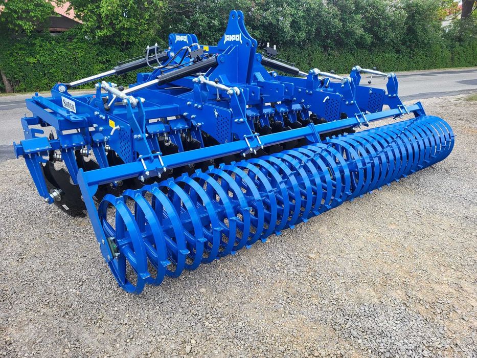 BRONA TALERZOWA talerzówka ciężka/ 4m/ 4 siłowniki/ wał daszkowy fi600