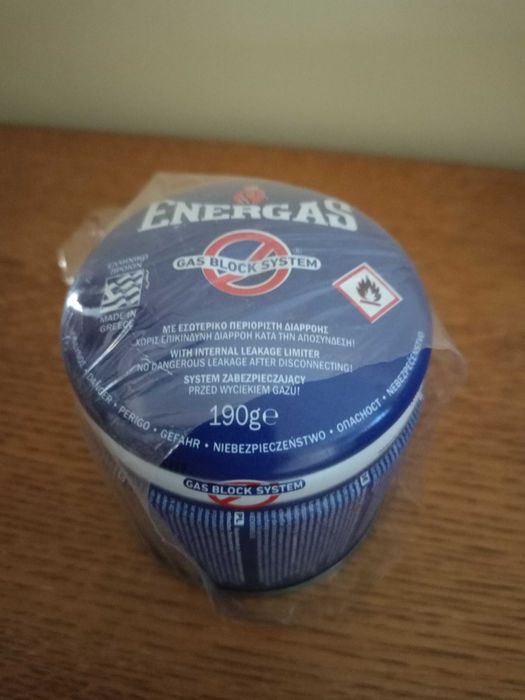 Nabój gazowy, kartusz, propan-butan 190g Energas