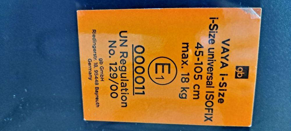 GB VAYA i-Size fotelik obrotowy dla dzieci 0-18kg