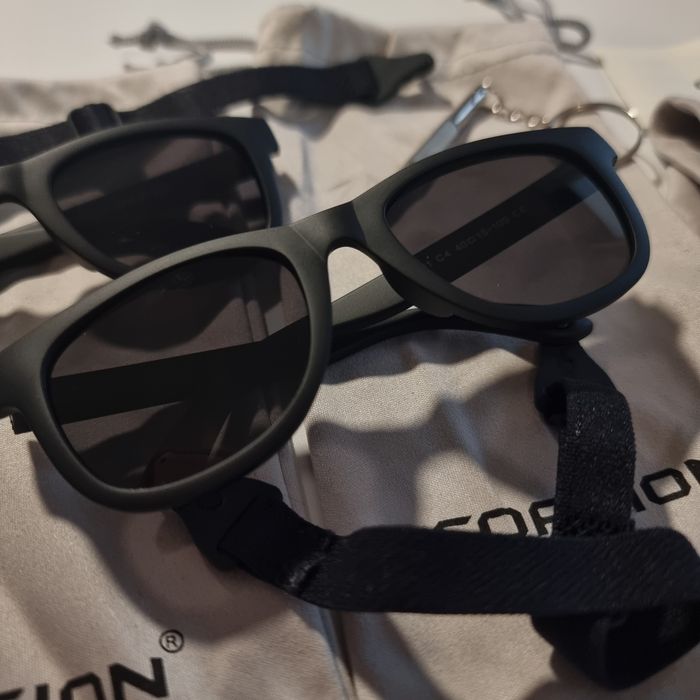 Zestaw 2 par okulary przeciwsłoneczne dla dziecka 0-24 m-ce sylikon