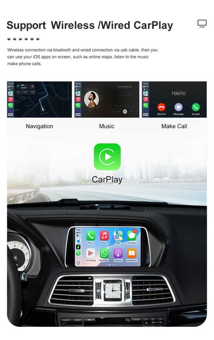 Modulo Mercedes Becker Map Pilot Carplay Androidauto