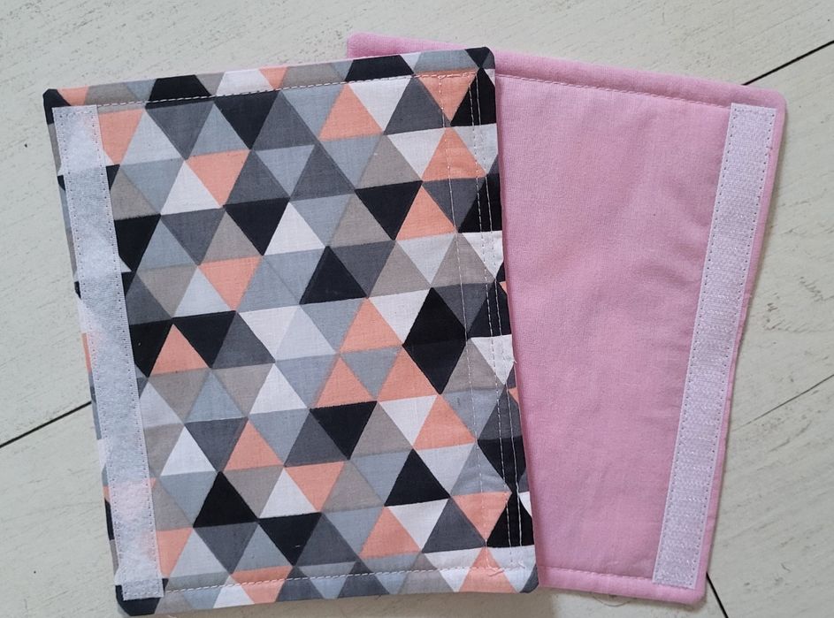 Ochraniacze na pasy. Komplet bawełniany