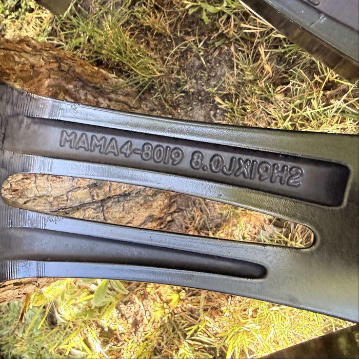 Felgi aluminiowe MAM A4 19" 8.0Jx19H2 | 4 sztuki | Stan BDB (2024 r.)