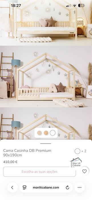Vendo cama de criança 90x190cm