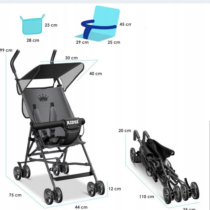 KIDIZ Wózek dziecięcy CITY Buggy