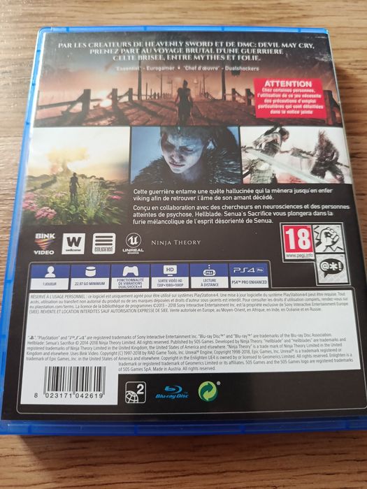 Gra hellblade PS4 wersja pl napisy