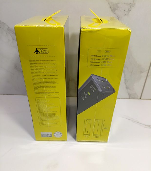 Повербанк,Power Bank Baseus EnerGeek GP12 145W 20800mA
Ємність батареї