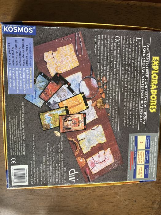 Jogo de Tabuleiro Exploradores (Lost Cities) – Devir – Como Novo