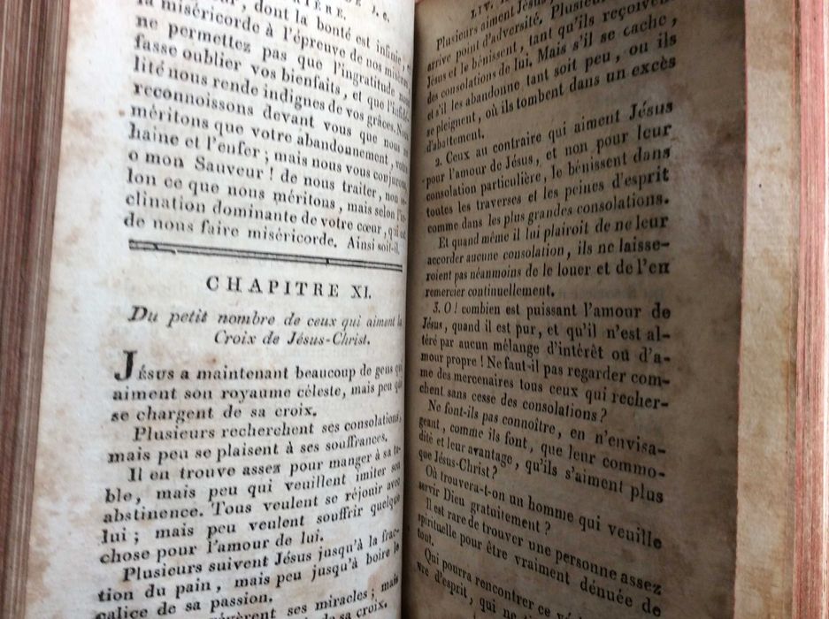 L'Imitation de Jesus-Christ, 1821. Raro. Ver nota importante na descr.