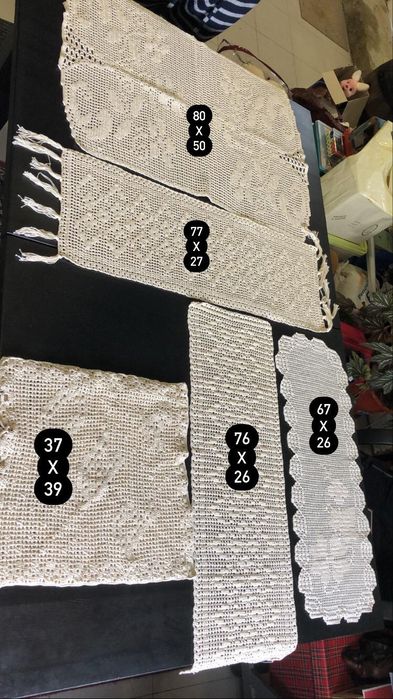 Varios Naprons em renda novos