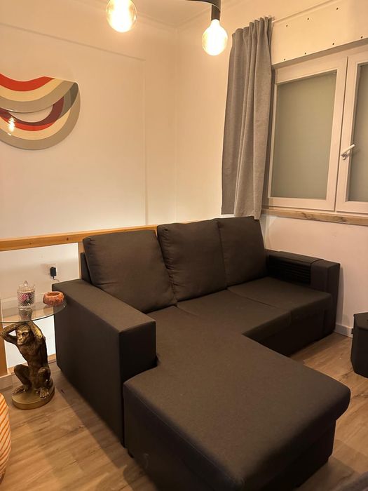 Sofá com chaise long