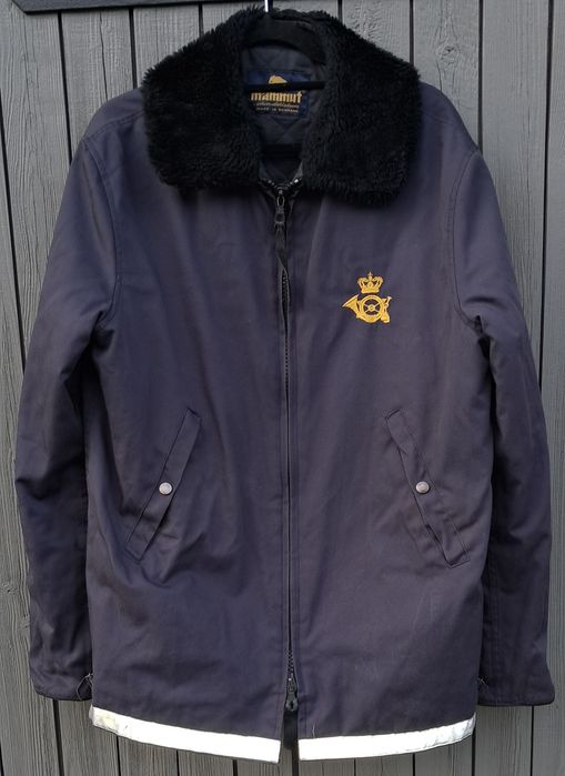 Mammut retro vintage kurtka bomber kołnierz futro odzież robocza r. 48